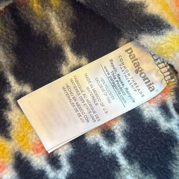 Patagonia Synchilla Forest Carpet RARE limited Edition men’s Large - Picture 6 of 8